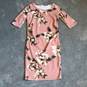 Pinkblush Maternity fitted dress